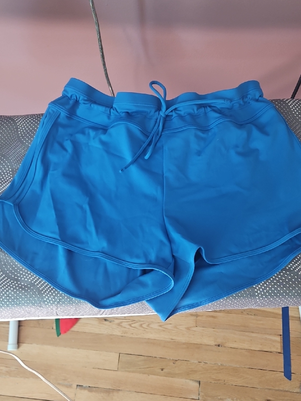 Athleta Bright Blue Women's Athletic Drawstring Shorts